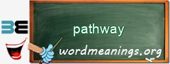 WordMeaning blackboard for pathway